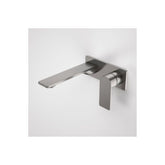 Caroma Urbane II 180mm Wall Basin / Bath Mixer Rectangular Cover Plate Gunmetal